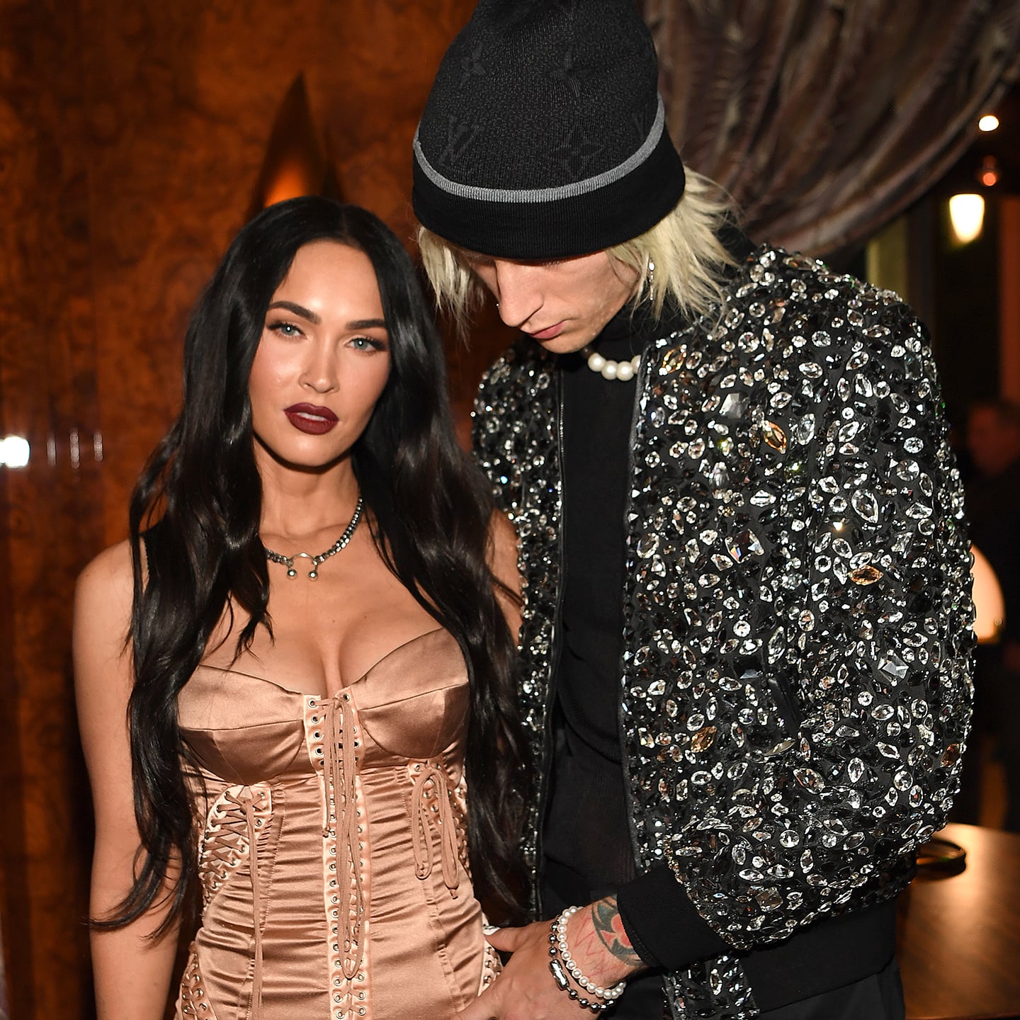 Megan Fox and Machine Gun Kelly in one of the event together