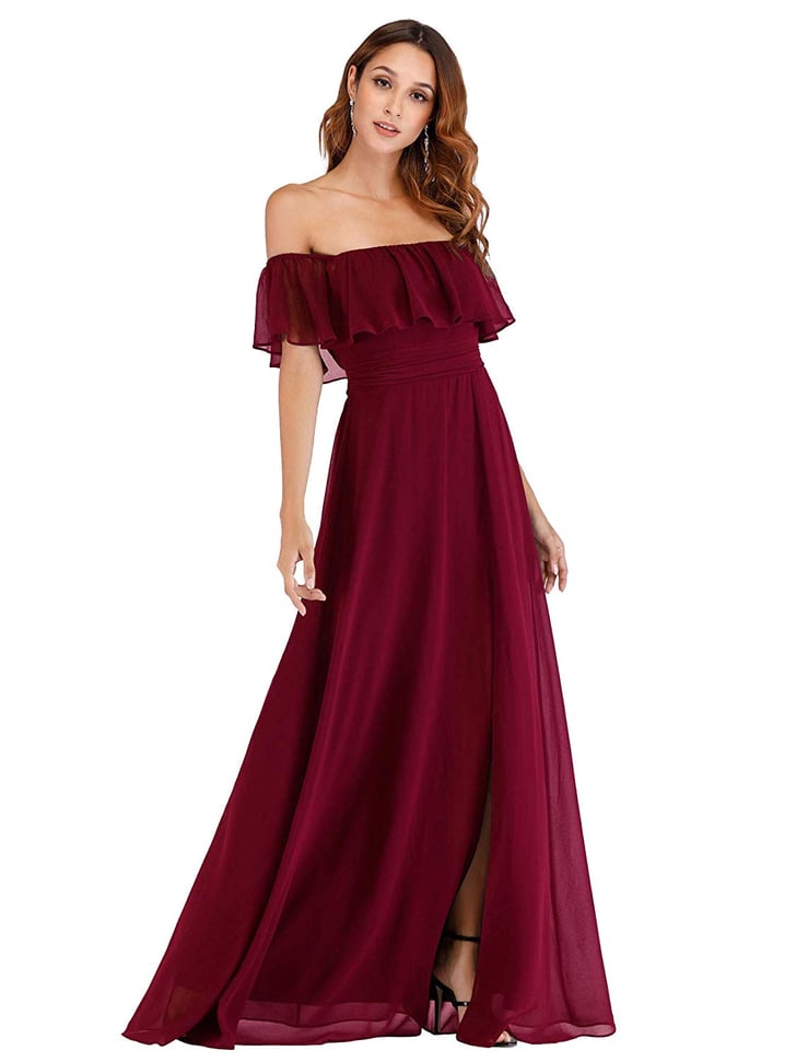 Ever-Pretty Off the Shoulder Ruffle Party Dress | Shop the Best Prom ...