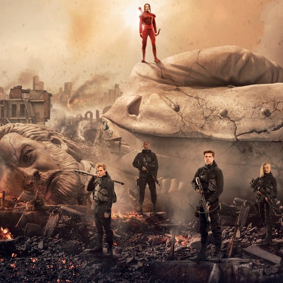 Mockingjay — Part 2 Poster With President Snow Statue