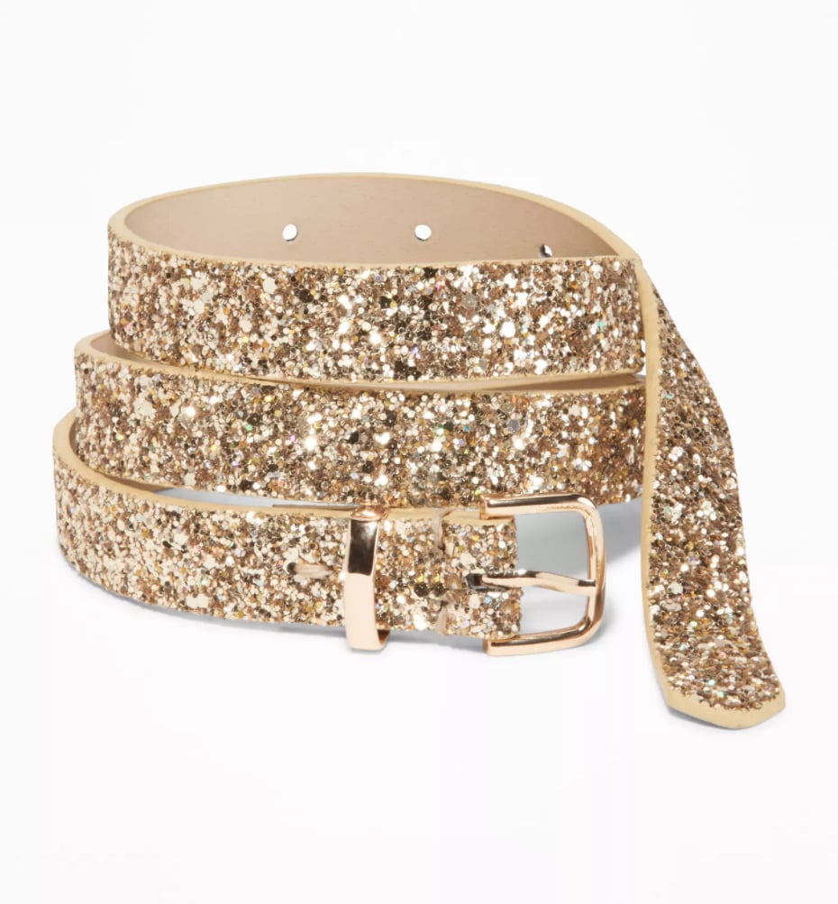 Old Navy Skinny Glitter Belt Gift Ideas From Old Navy POPSUGAR