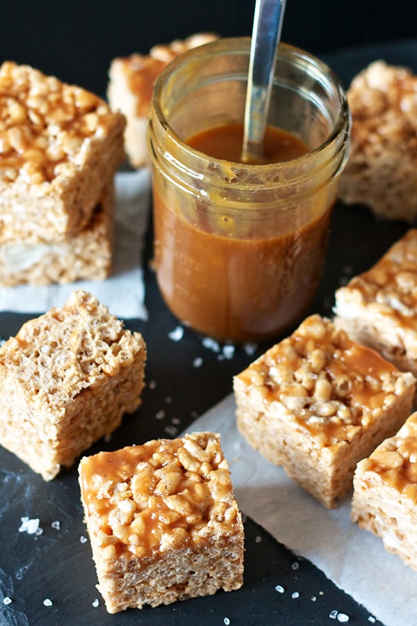 Brown Butter Salted Caramel Treats