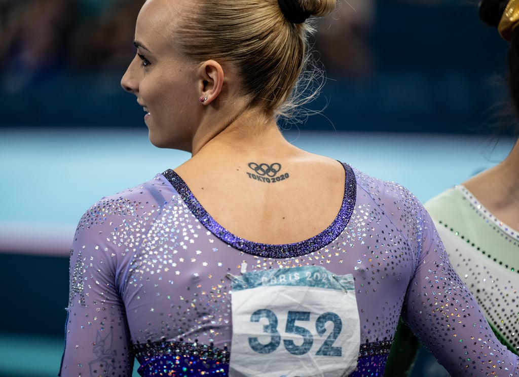 Italy's Alice D'Amato's Olympic Rings Tattoo