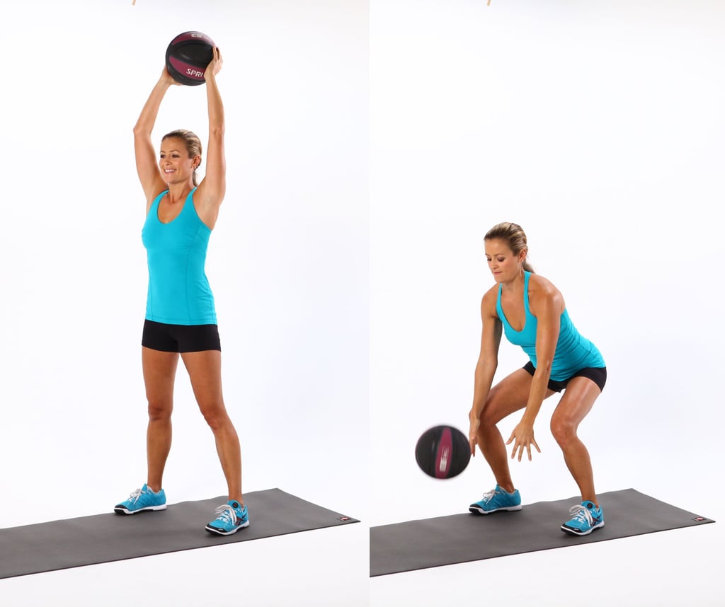 Arms and Abs Workout: Ball Slam