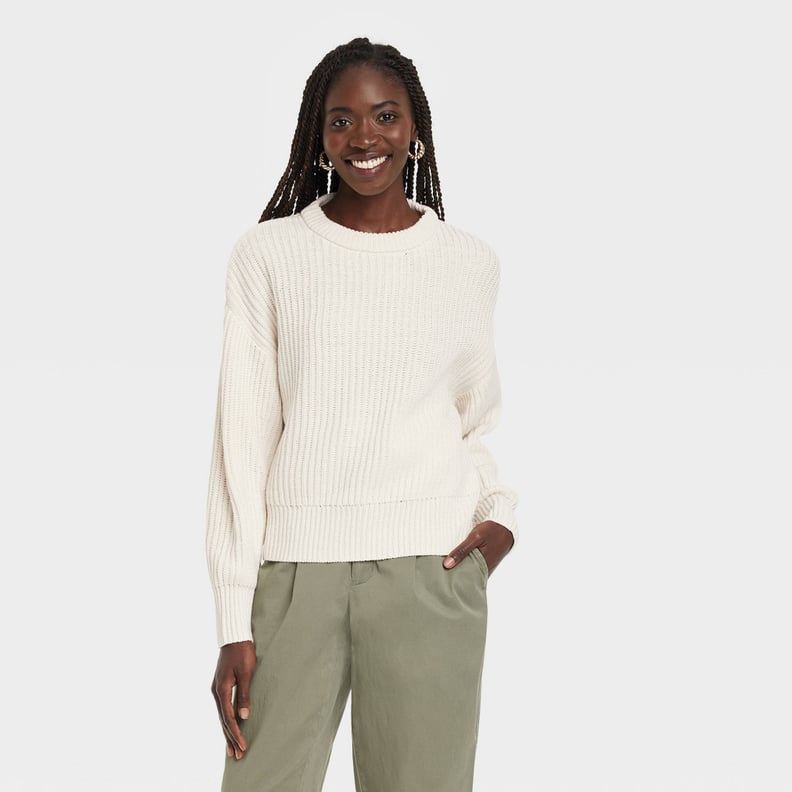A Cozy Sweater: A New Day Crewneck Pullover Sweater
