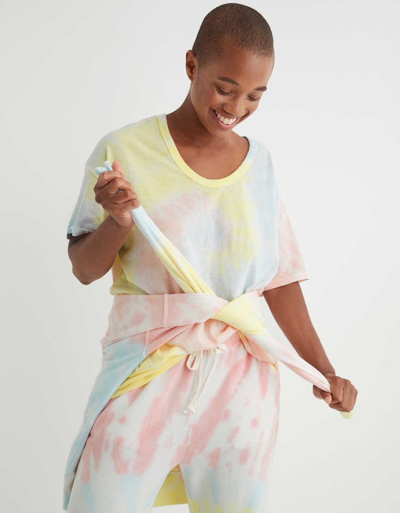 Aerie Tie Dye Boyfriend Voop Oversized T-Shirt