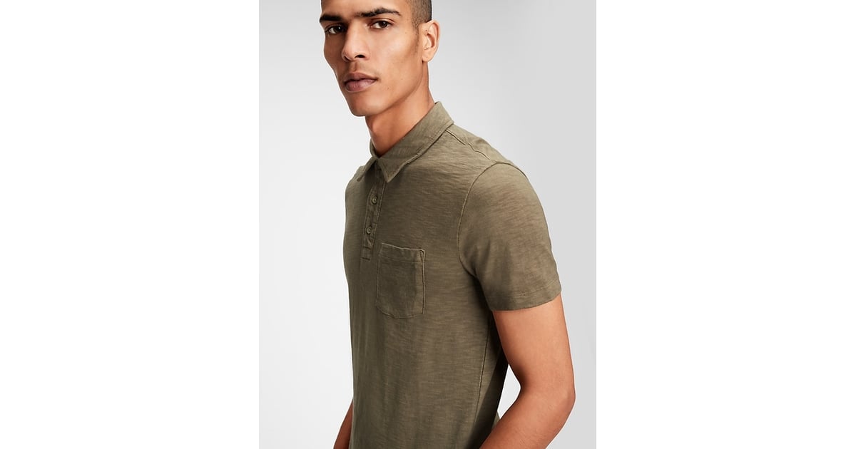 gap slub polo