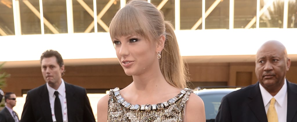 Shop Taylor Swift's Gold Sequin One Shoulder Birthday Dress