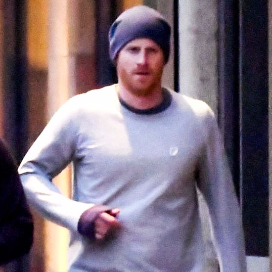 Prince Harry Leaving the Gym in London After Engagement News