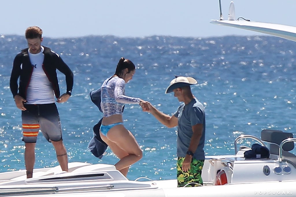 Justin Timberlake and Jessica Biel in Barbados 2014
