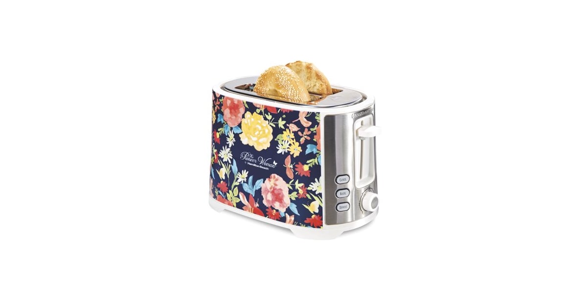 Pioneer Woman Extra-Wide Slot 2 Slice Toaster Fiona Floral