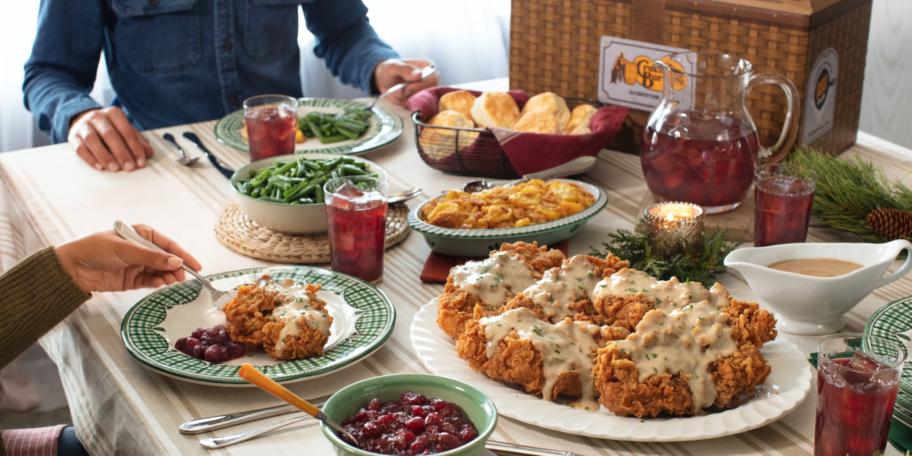 cracker barrel turkey and dressing dinner calories REVIEW: Family Tries Cracker Barrel $130 Thanksgiving Meal, Worth It