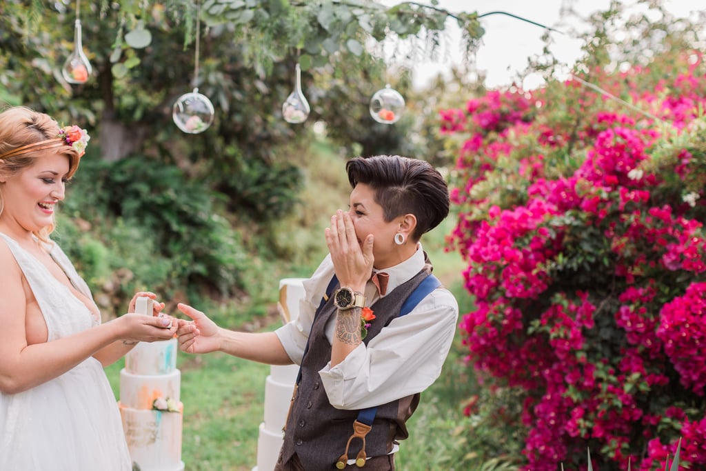 Surprise Proposal in a Styled Wedding Shoot