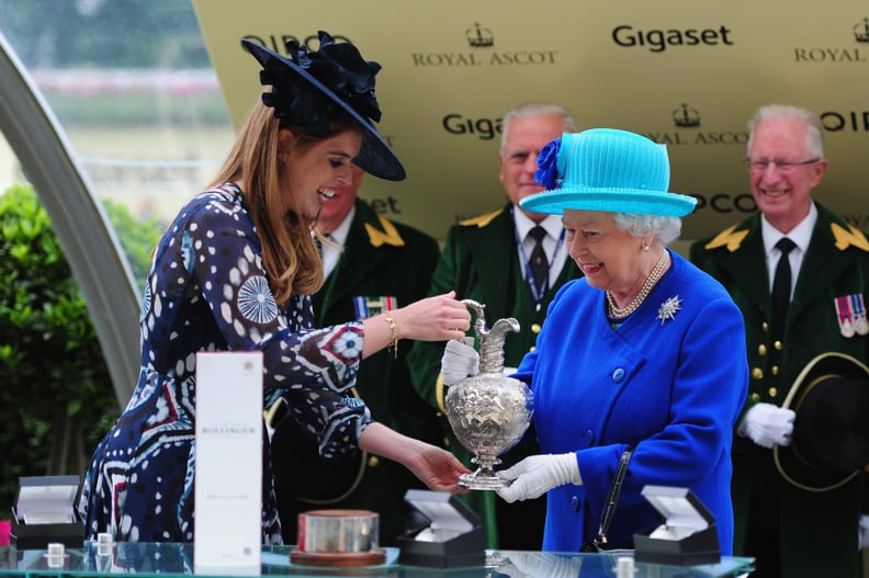 Princess Eugenie and Queen Elizabeth II, 2016