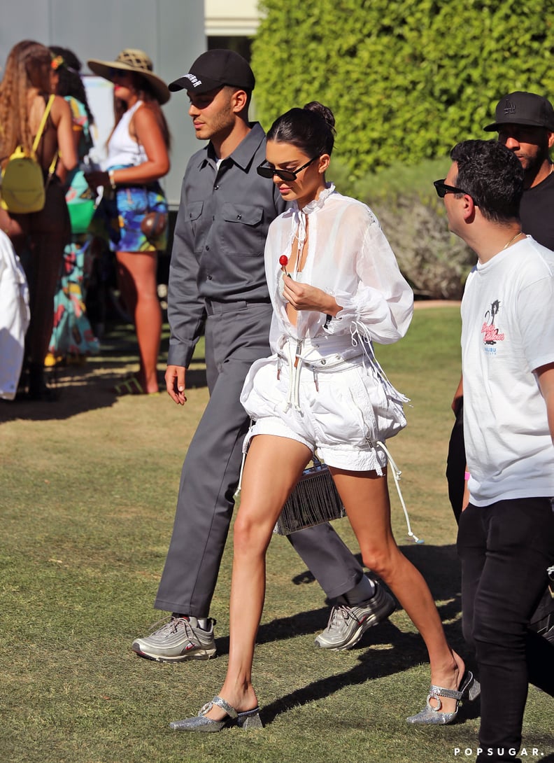 Kendall Jenner Wore Cinderella Heels to Coachella