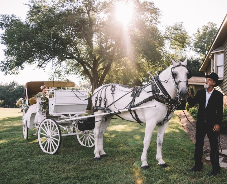 Wedding With a Horse-Drawn Carriage | POPSUGAR Love & Sex ...
