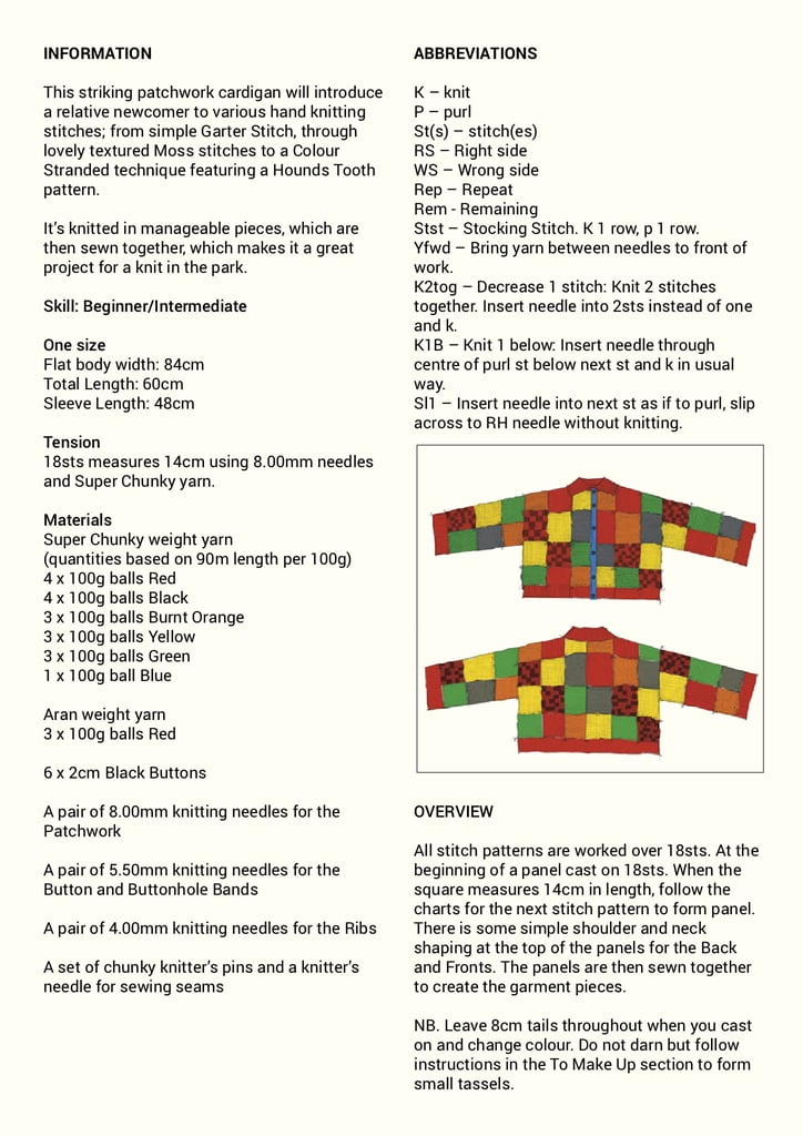 JW Anderson's Cardigan Pattern