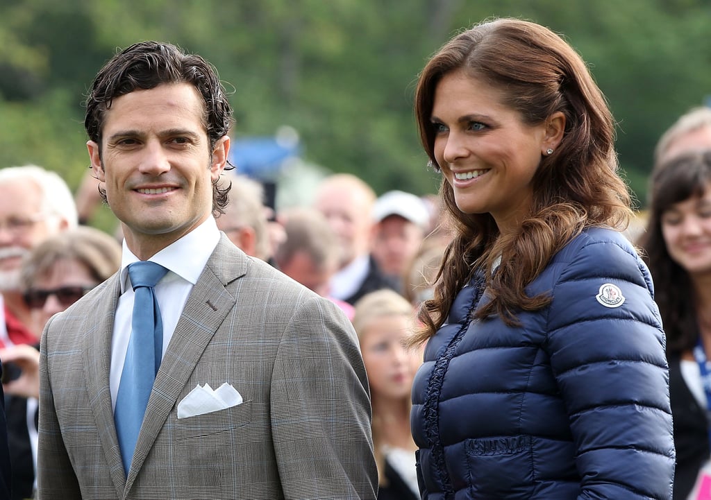 He looked extrahandsome at Princess Victoria's birthday celebration in 2012.