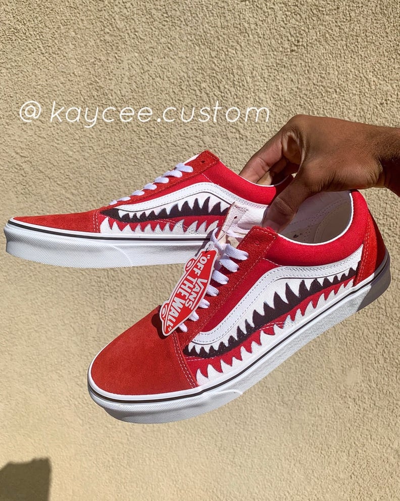 customized cool vans shoes