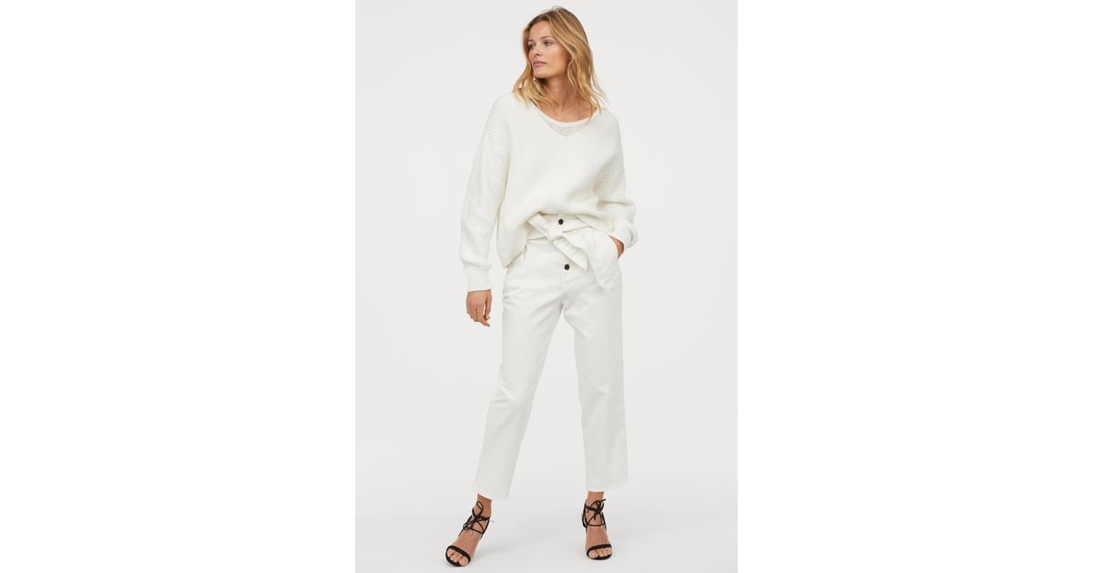 H&M Paper-Bag Pants | Comfortable Pants For Women 2019 | POPSUGAR ...