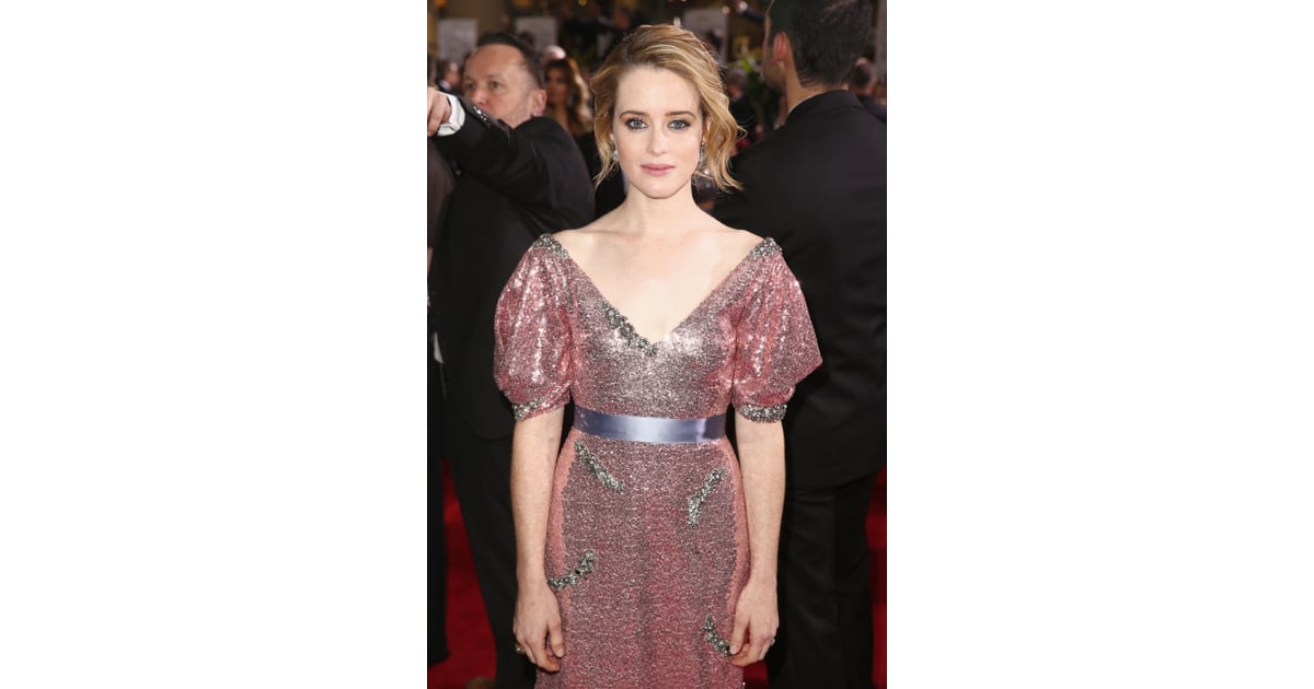 claire foy wedding dress