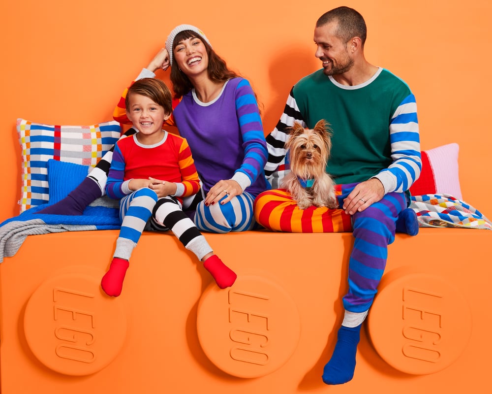 Target x Lego Family Striped Pajamas