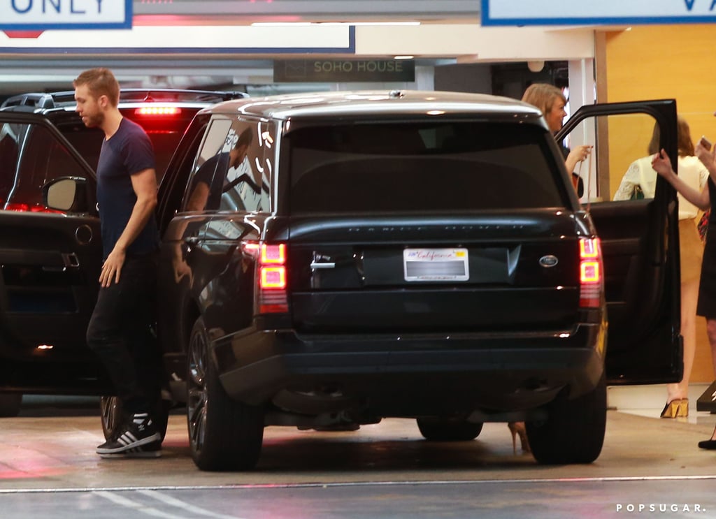 Taylor Swift and Calvin Harris After Jaime King Baby Shower