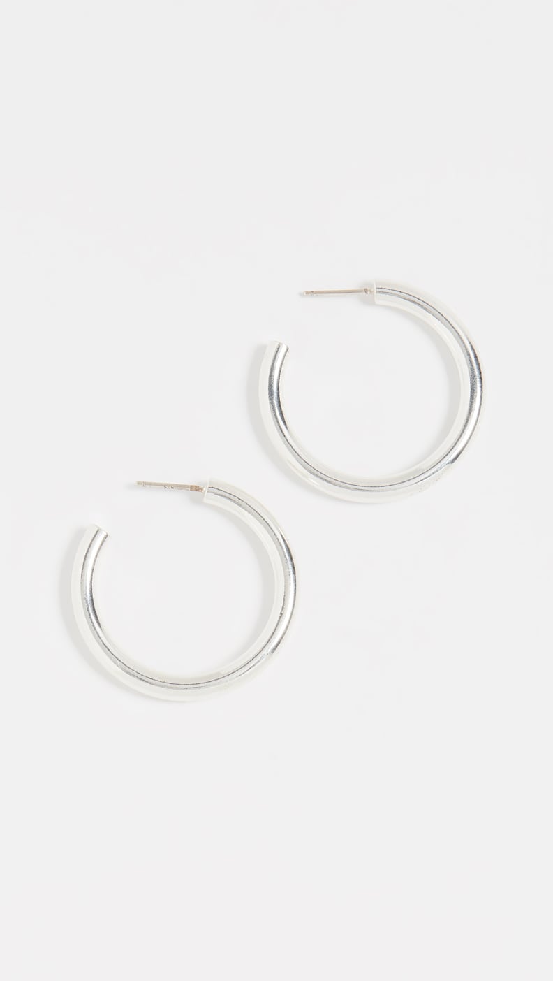 Madewell Medium Chunky Hoop Earrings