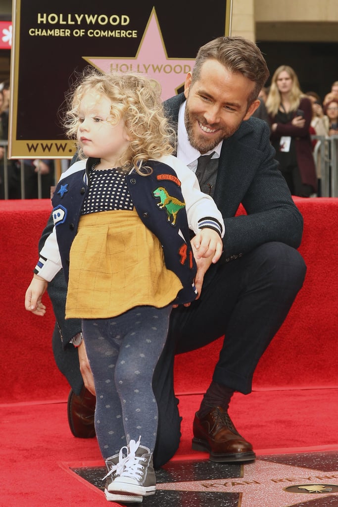 Cute Pictures of Ryan Reynolds With His Kids December 2016