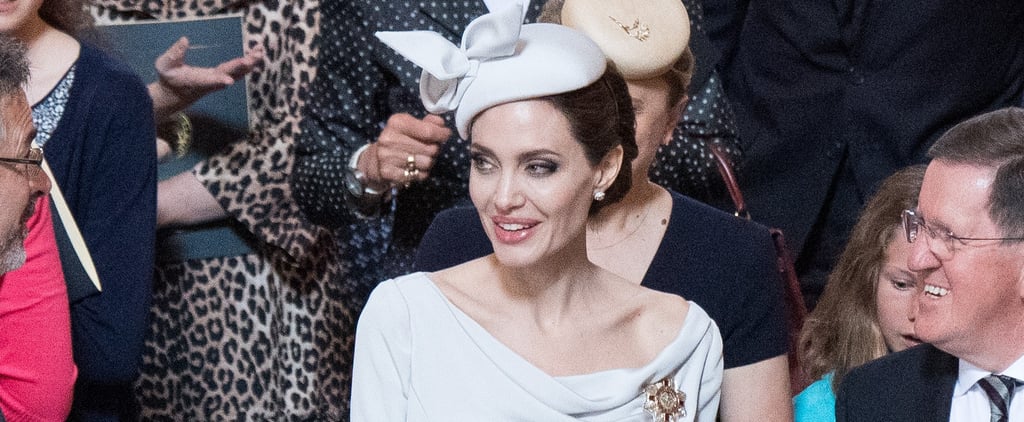 Angelina Jolie's Ralph & Russo Gray Dress