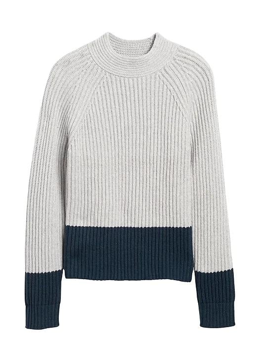 Chunky Colour-Block Sweater
