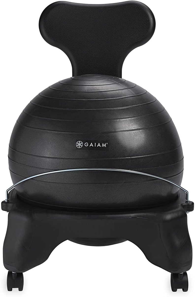 Best Chair With Back: Gaiam Classic Balance Ball Chair