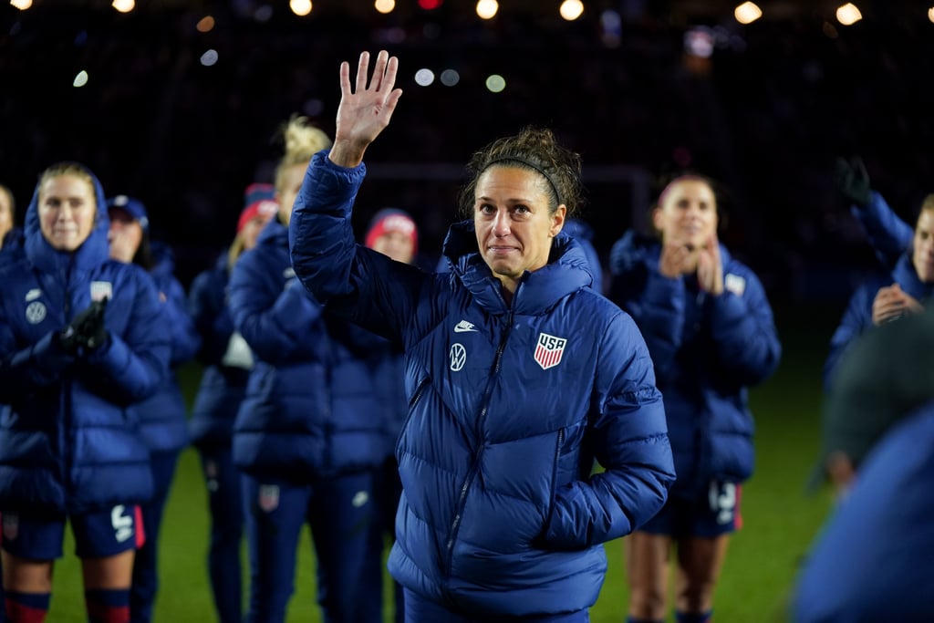 Carli Lloyd Waves to the Crowd During Her Last USWNT Match