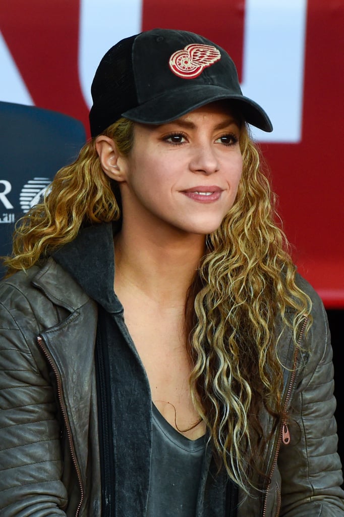 Shakira Cheers On Gerard Pique With Milan and Sasha