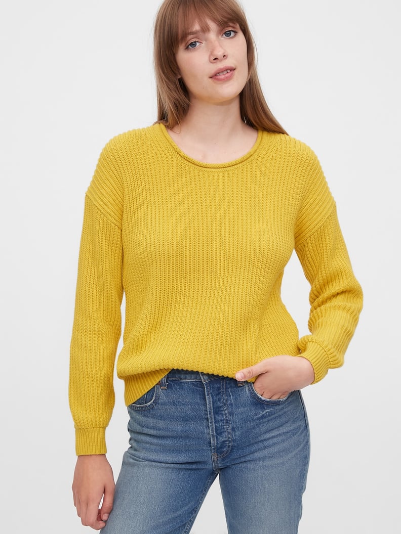 Gap Relaxed Rollneck Shaker Sweater