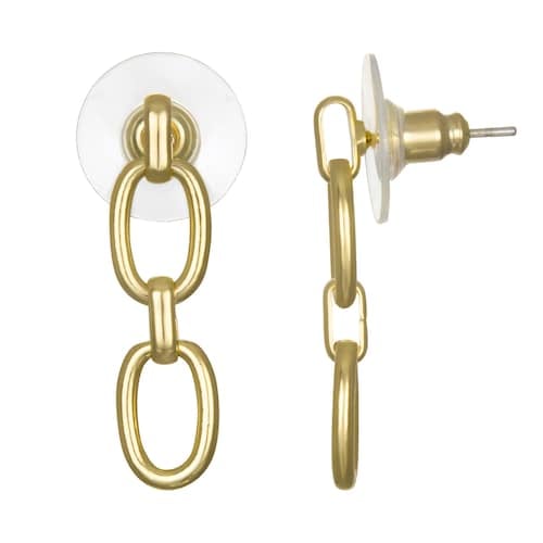 LC Lauren Conrad Link Nickel Free Drop Earrings