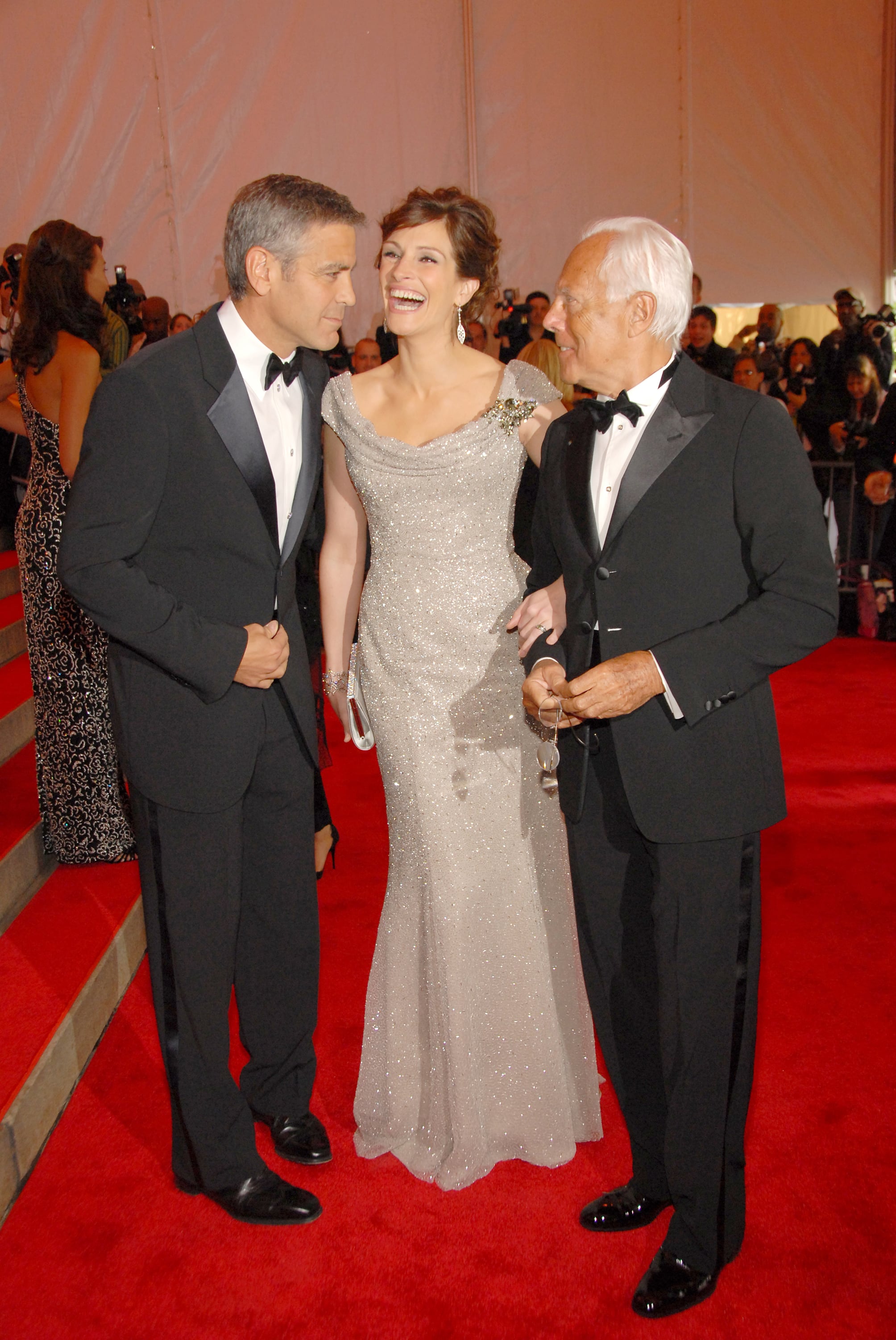 George Clooney, Julia Roberts, and Giorgio Armani — 2008 | The Most  Unforgettable Met Gala Moments | POPSUGAR Celebrity Photo 22