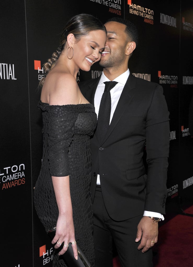 Chrissy Teigen and John Legend on Red Carpet November 2016