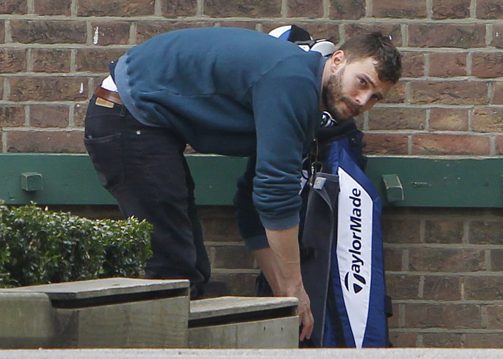 Tying His Shoes