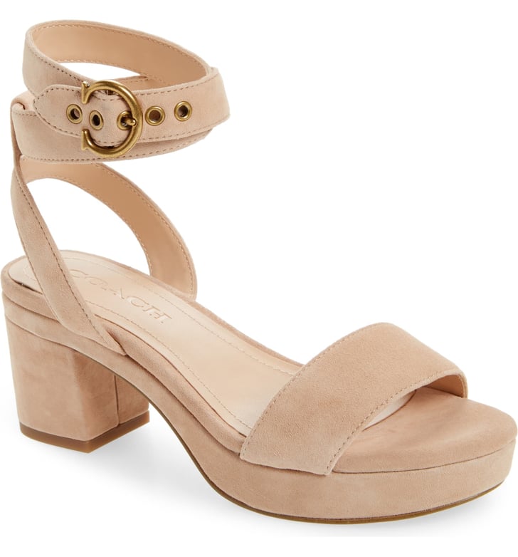 platform coach sandals