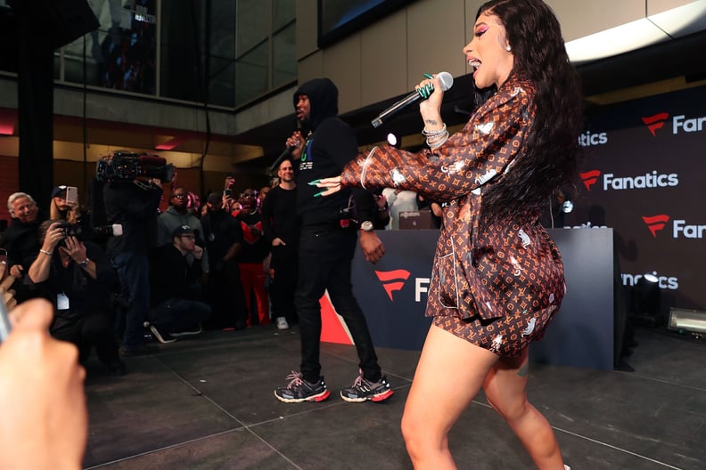 Vivid Cardi B Reportedly 'clashing' With Fellow Patriots Wags Ahead Of Super Bowl Lx Moment Art