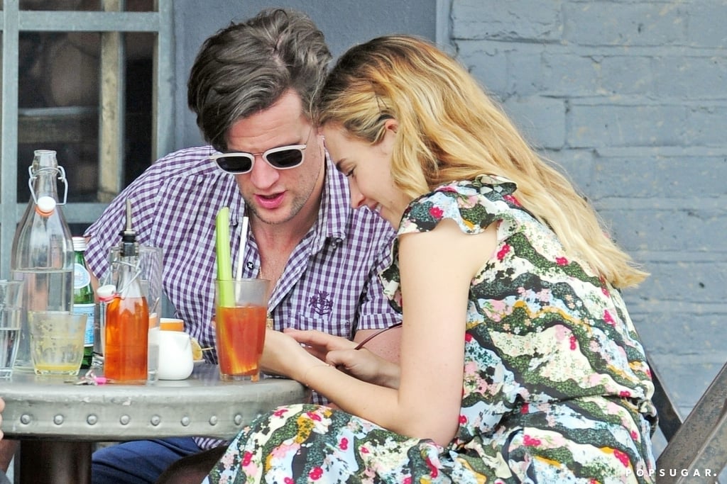 Lily James and Matt Smith London Pictures July 2018