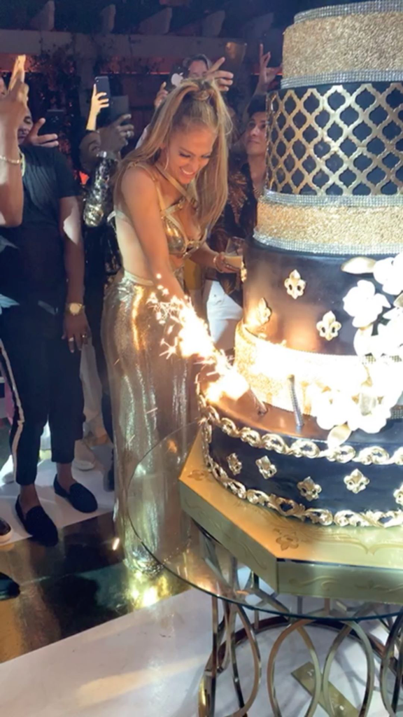 Jennifer Lopez's 50th Birthday Party Dress
