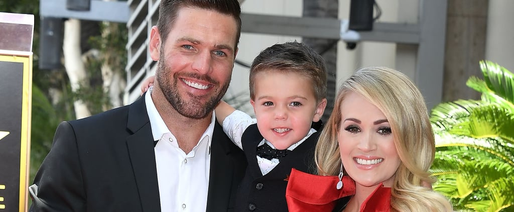 Pregnant Carrie Underwood Gets Help Tying Her Shoelaces
