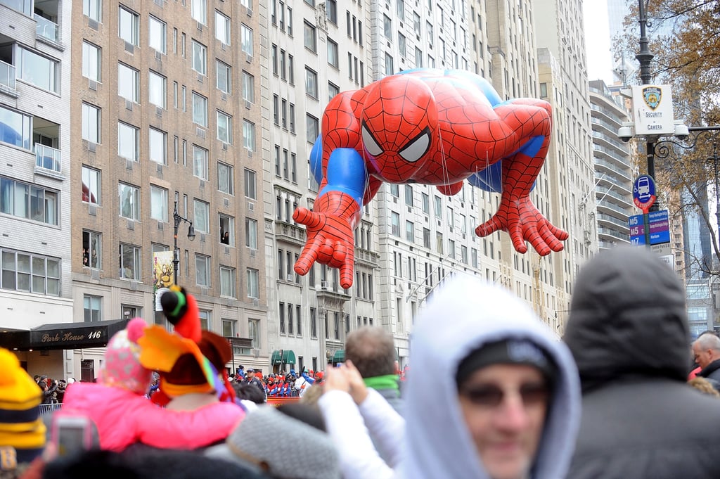 The Spider-Man balloon was a main attraction.