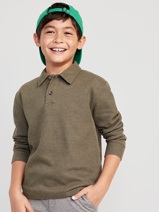 Old Navy Long-Sleeve Polo Pullover Sweater