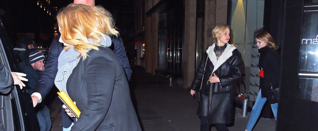 Jennifer Lawrence, Emma Stone, and Adele in NYC