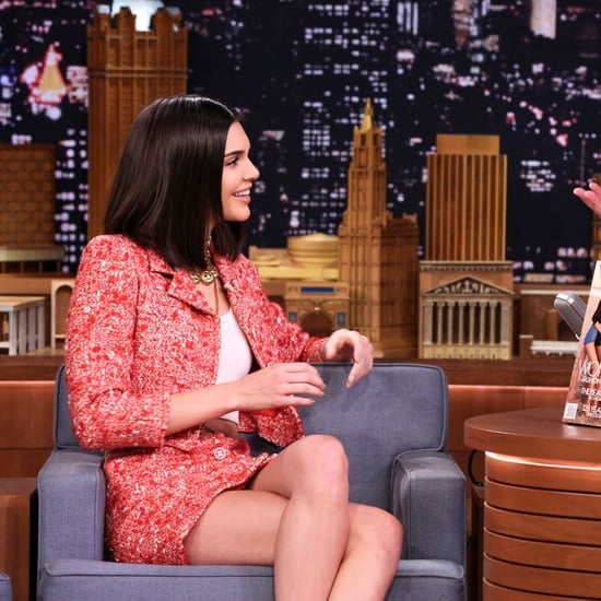 Kendall Jenner Wearing Vintage Chanel on Jimmy Fallon 2017