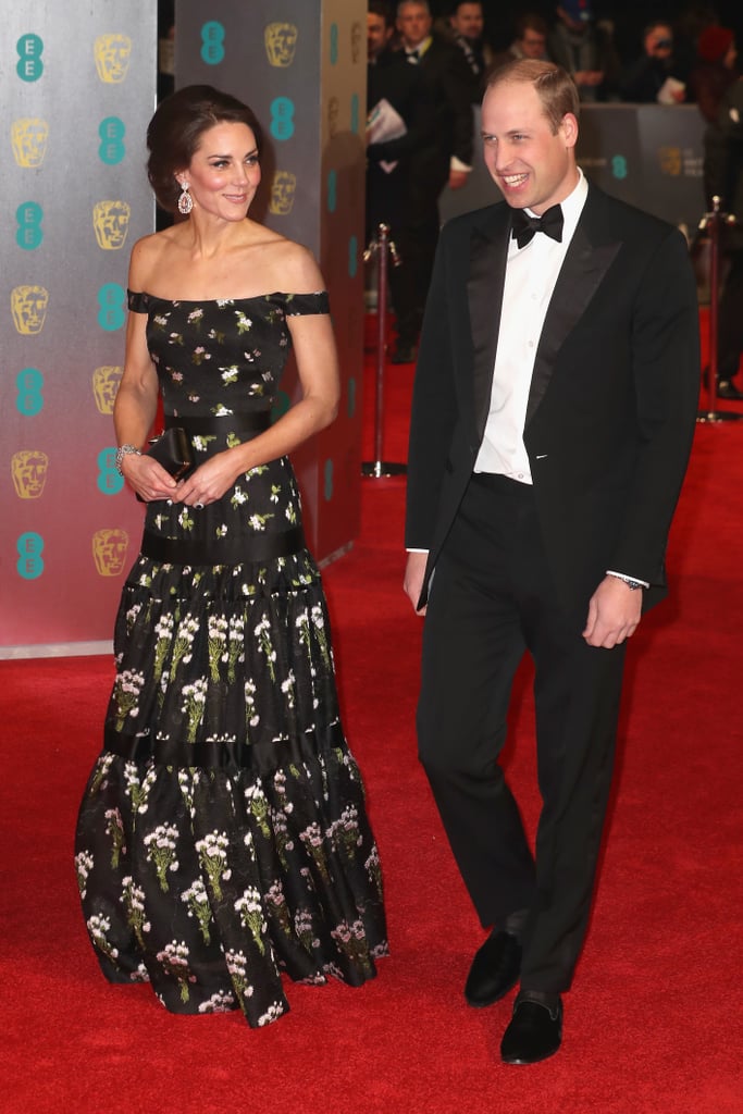 Kate Middleton and Prince William at the 2017 BAFTAs
