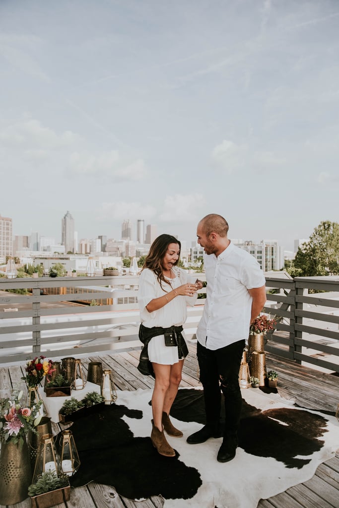 Rooftop Proposal in Atlanta
