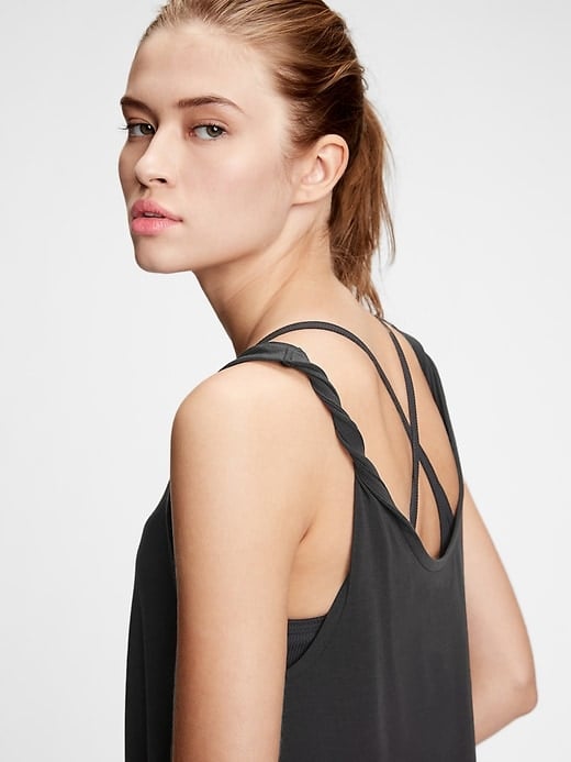 Gap GapFit Breathe Twist Shoulder Tank Top